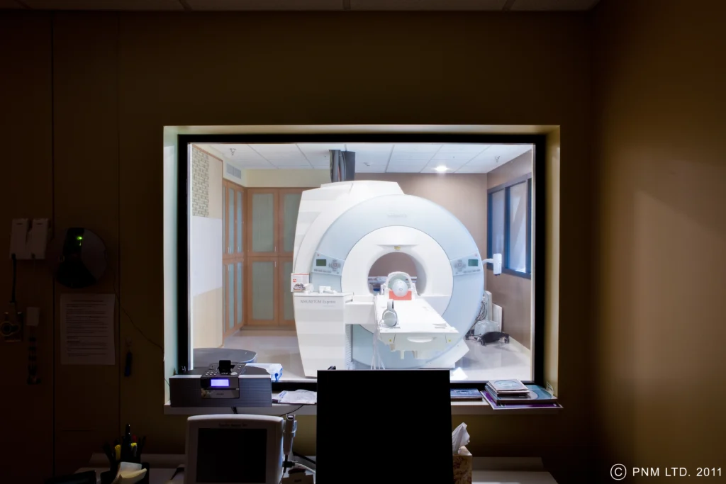 Interior of MRI room at Southeast Health Medical Complex Imaging Center